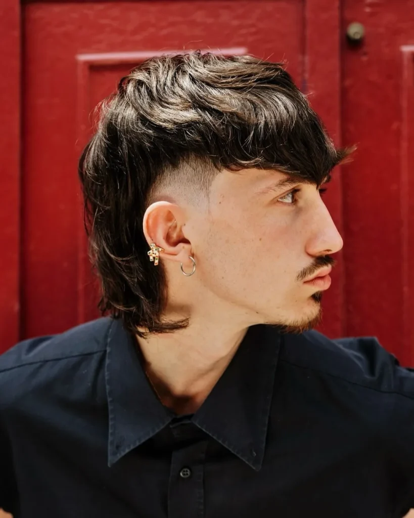 Shaggy Mullet with Undercut