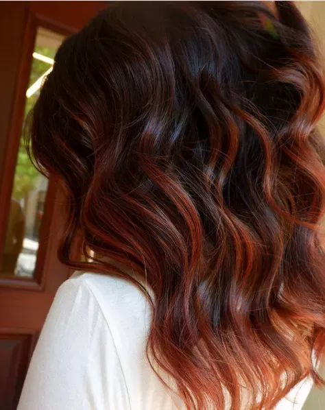 Strawberry Brown Balayage
