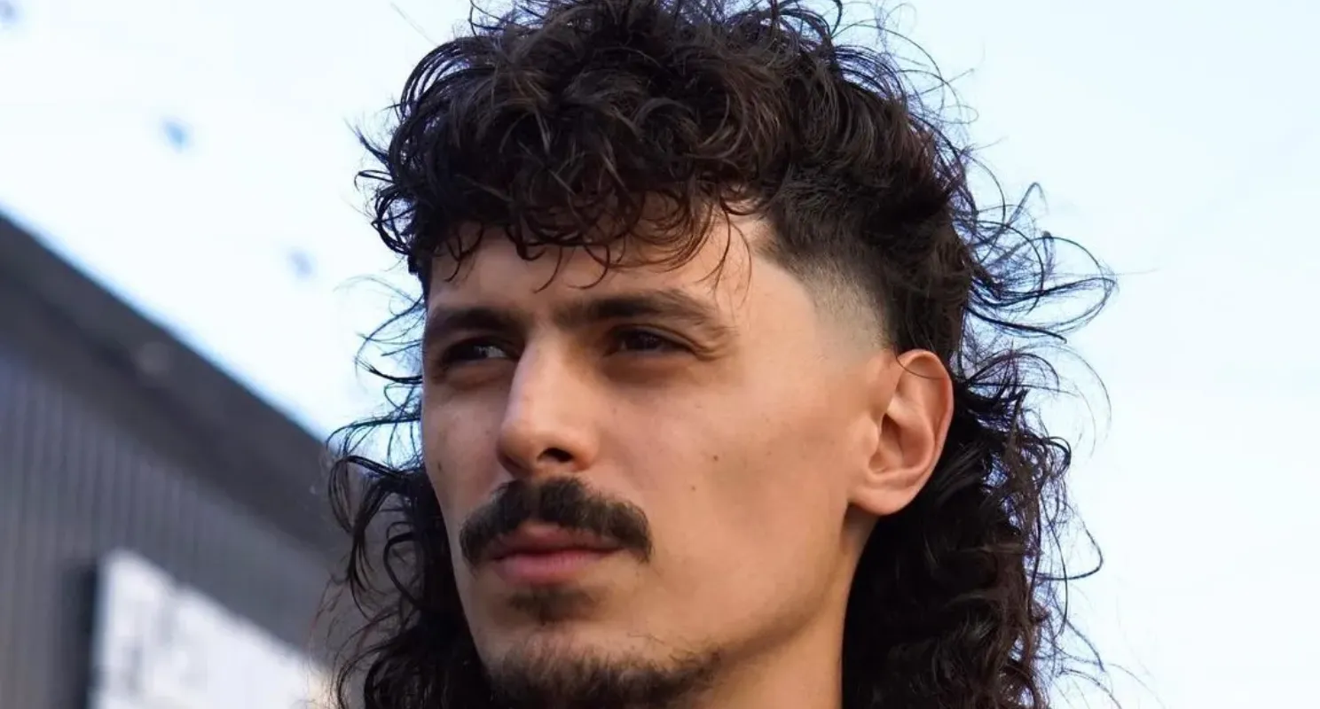Taper fade mullet