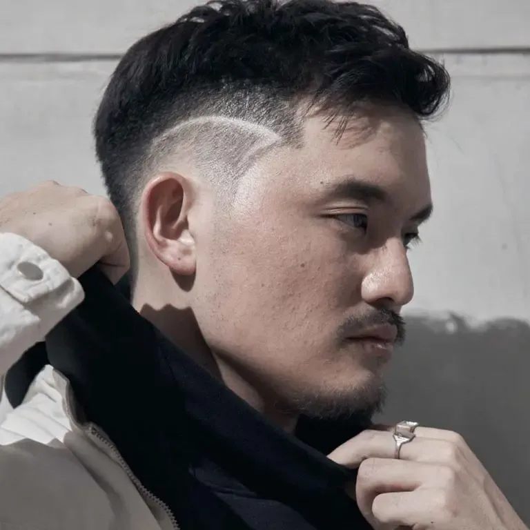 Korean Style Faded Undercut