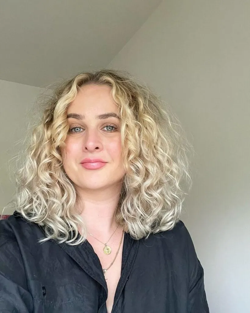 Butterfly Cut On Blonde Hair