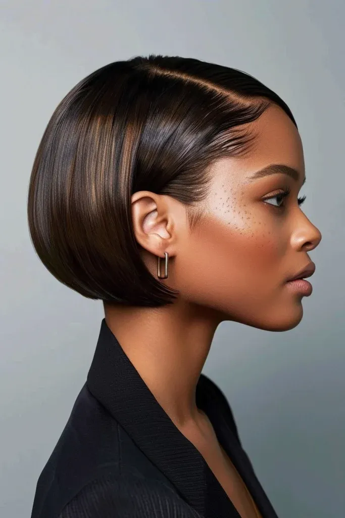 Tucked and Neat Short Bob