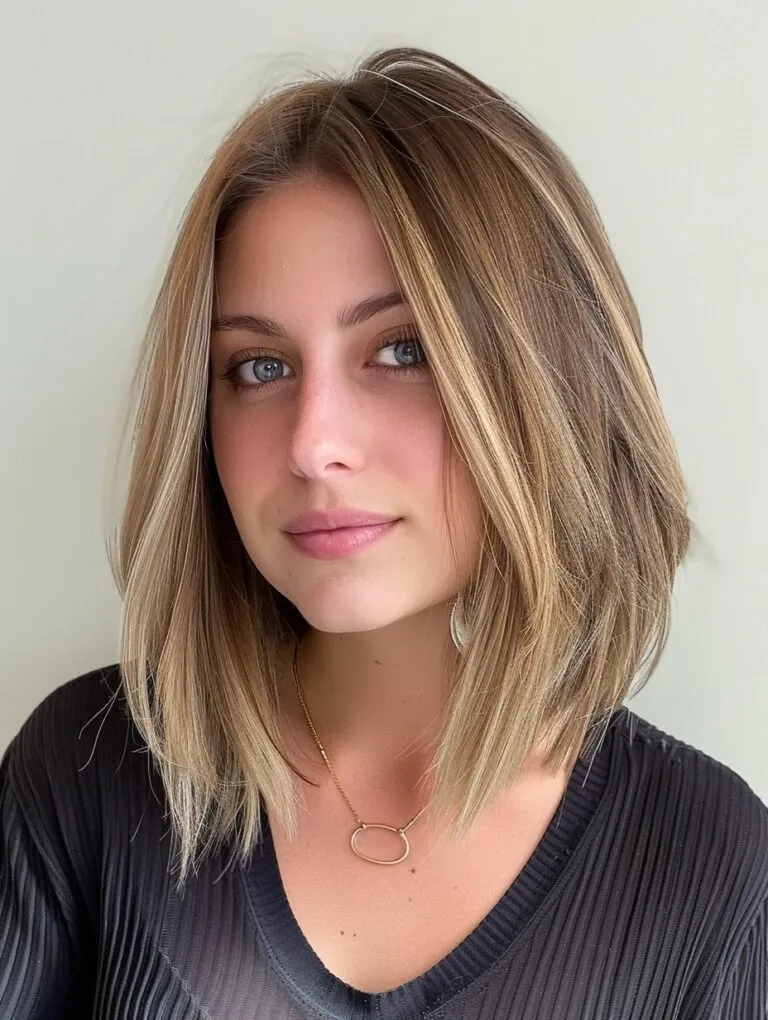 Dynamic Blonde Long Bob