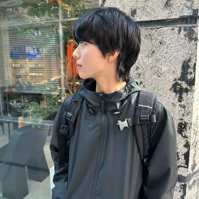 Korean Style Down Perm With Bangs