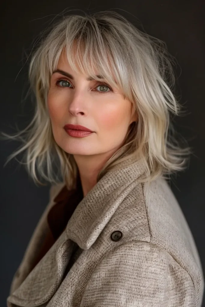 Arched Platinum Fringe