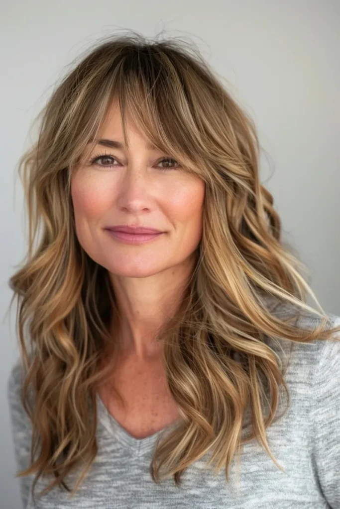 Shaggy Bronze Bangs