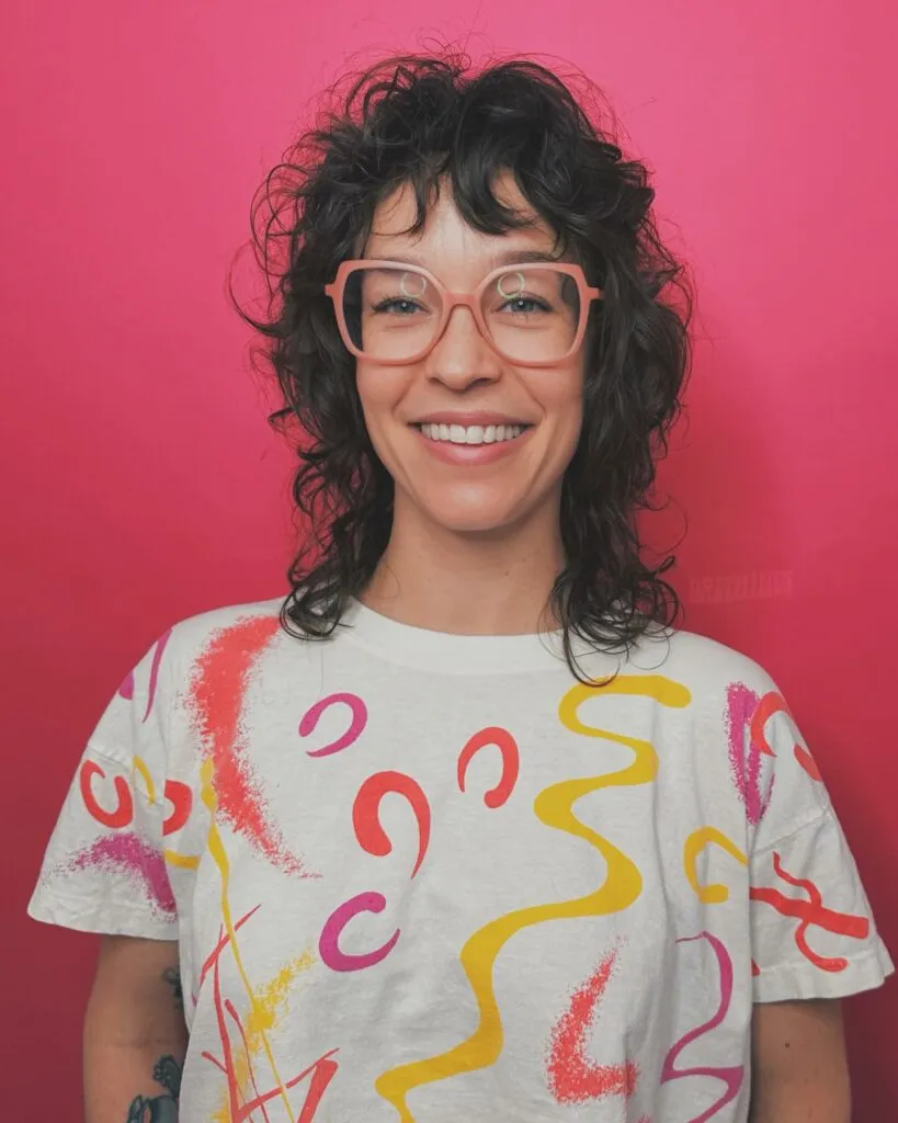 Butterfly Cut On Short Layered Curly Hair