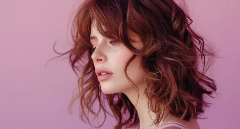 25 Medium shaggy hairstyle