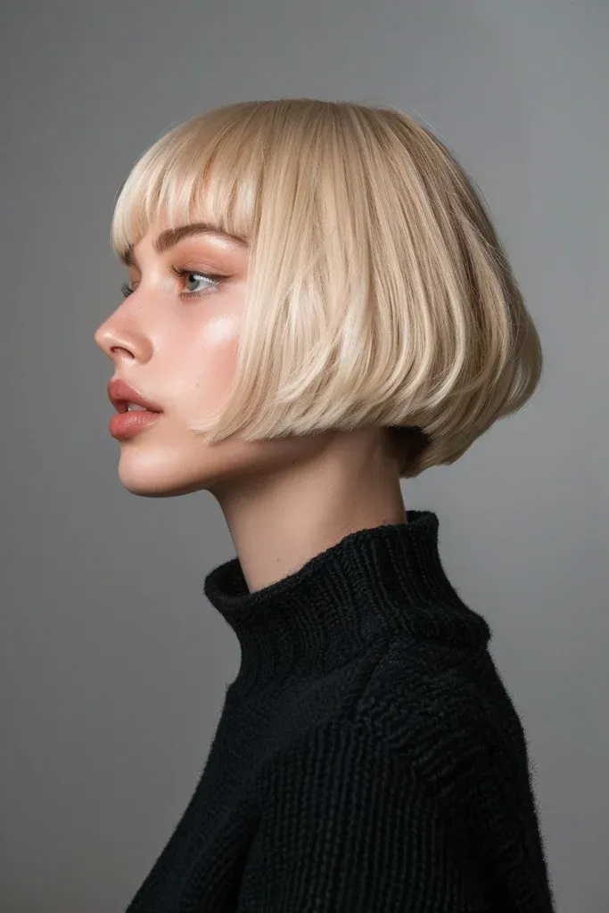 Modern Platinum Short Bob