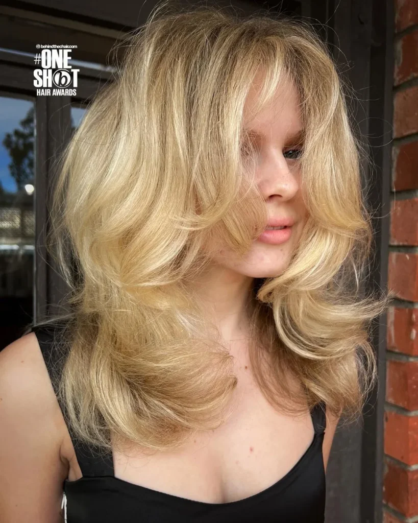 Medium Cut with Big Layered Curls
