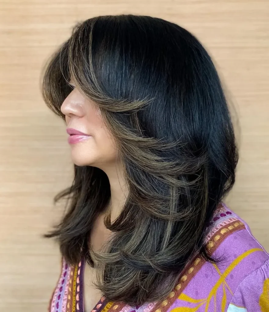 Mid-Length Cut with Inverted Layers