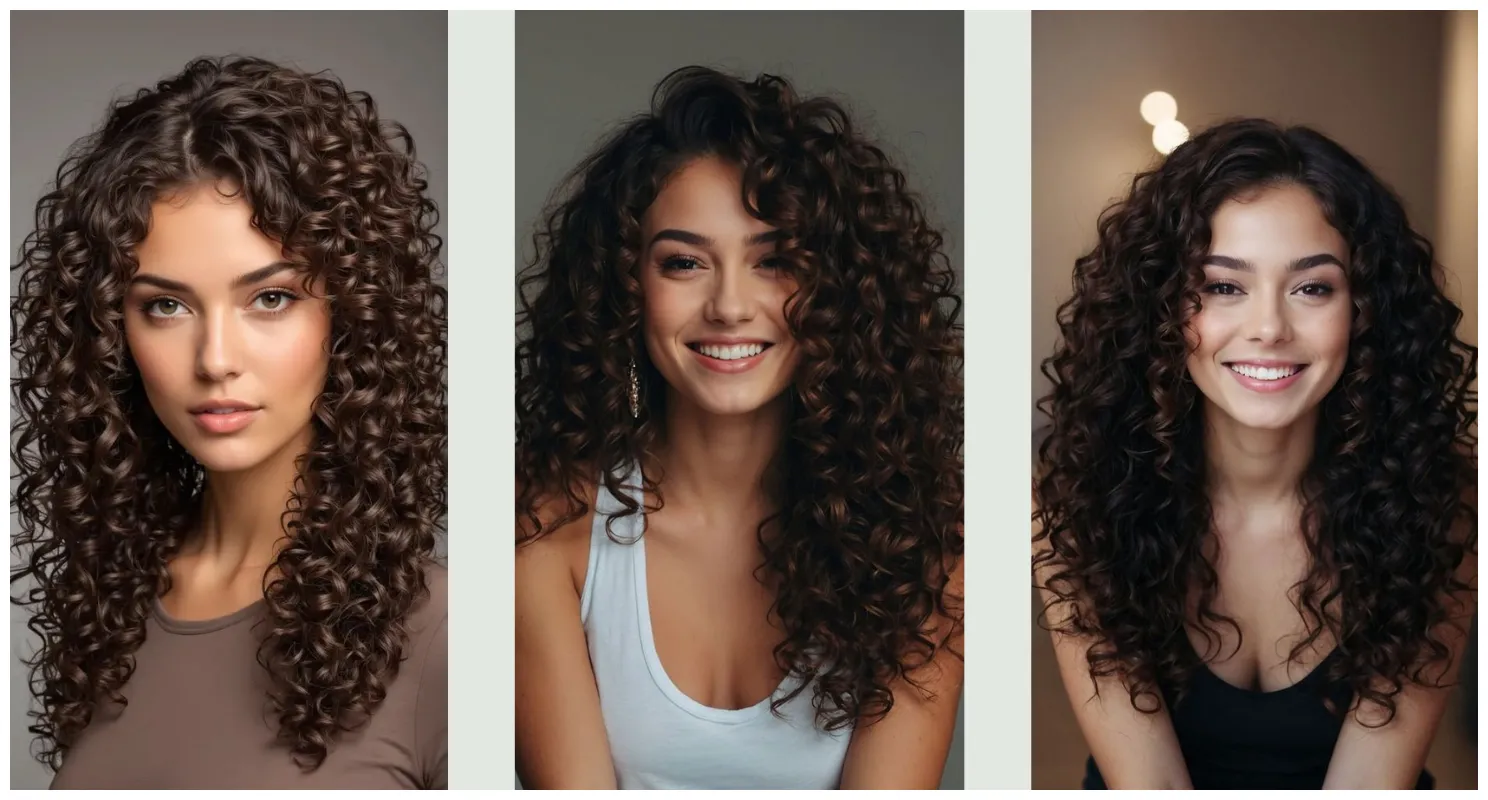 35 Butterfly Cut on Curly Hair