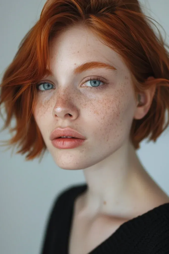Fiery Ear Length Bob