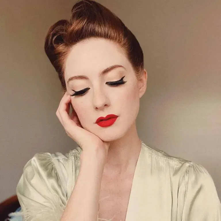  Victory Rolls Updo