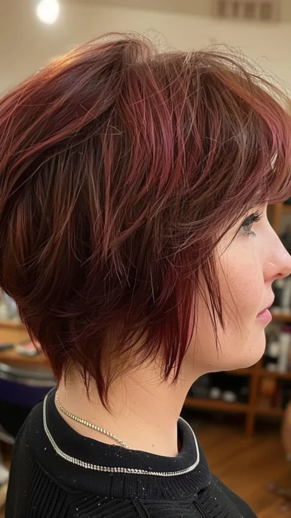 Choppy Bob with Fringe