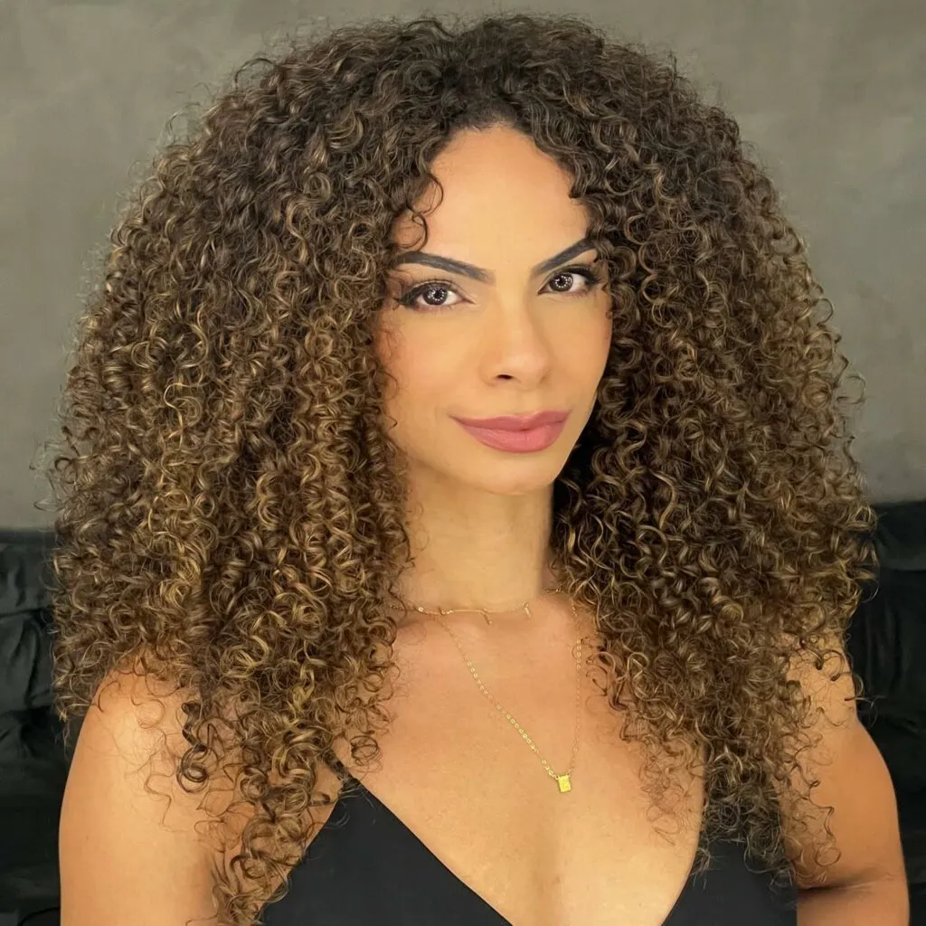 Butterfly Cut On Caramel Curls