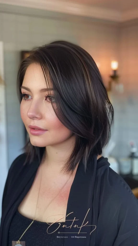 Sleek Shoulder-Length Bob
