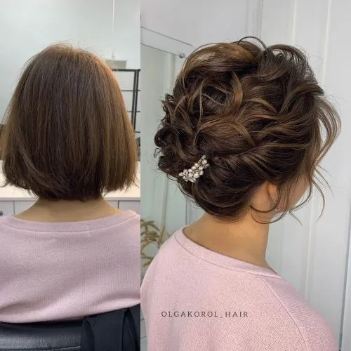 Prom Hairstyle for Short Hair