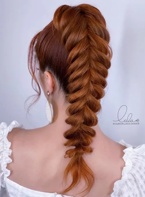 Pull Through Braid Ponytail