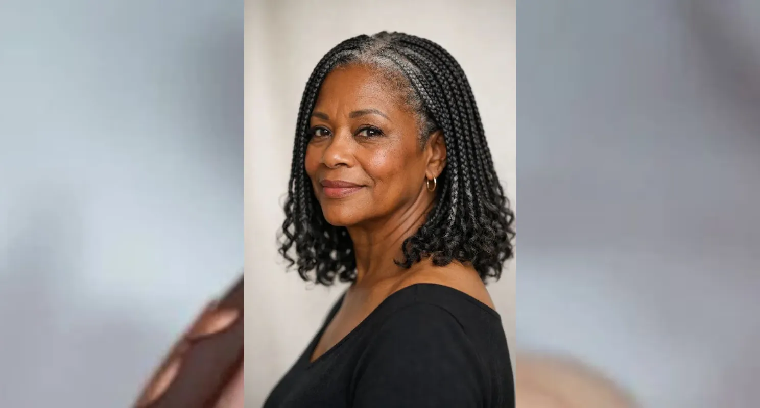 17 Elegant Braids for Older Black Women Over 50