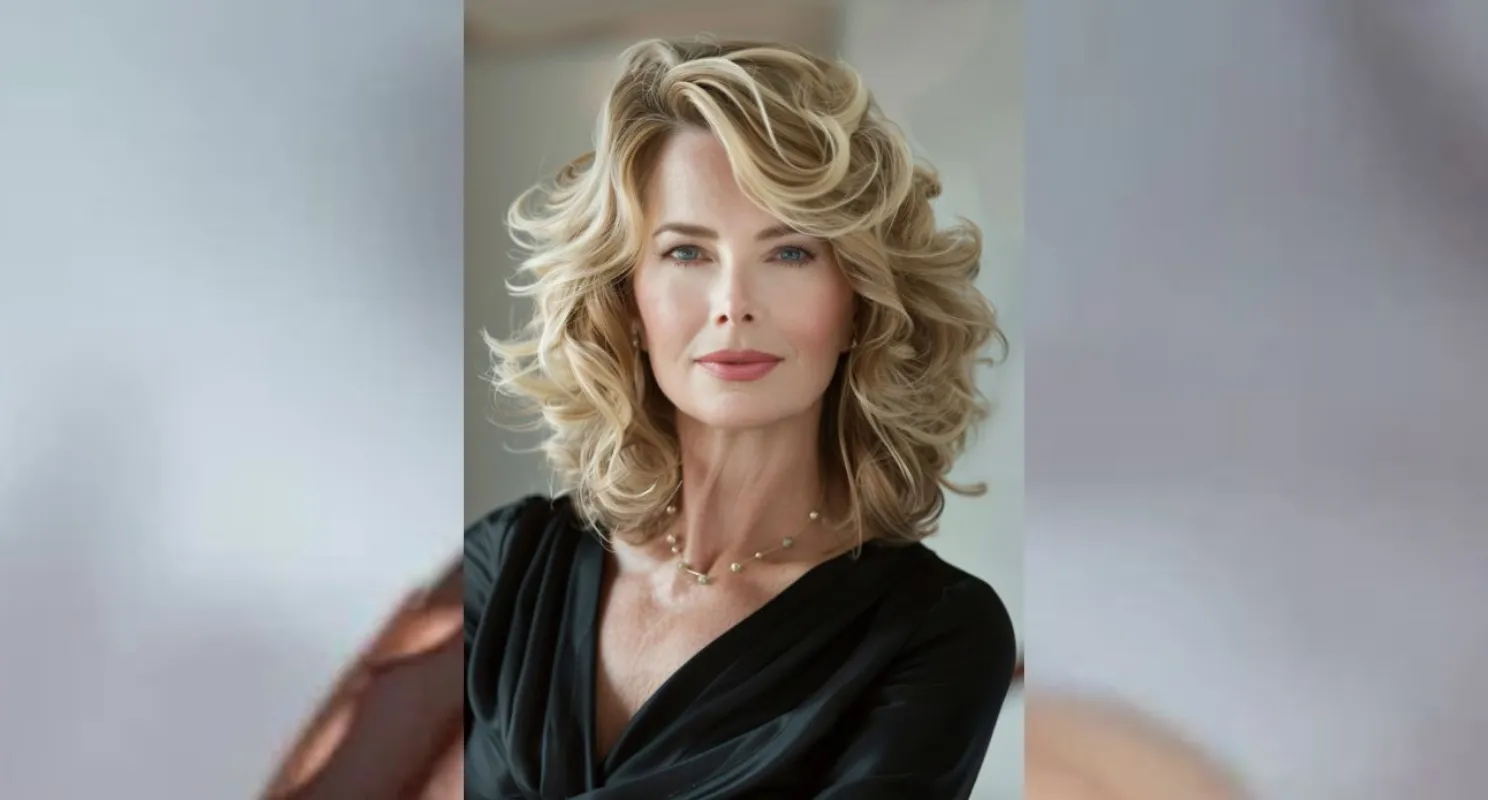 25 Layered Hairstyles For women over 50