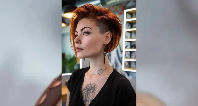 25 Stylish and Edgy Undercut bob haircut